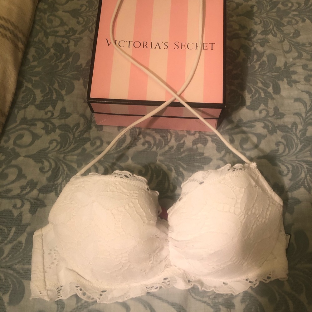 Victoria secret brand new off white bikini top